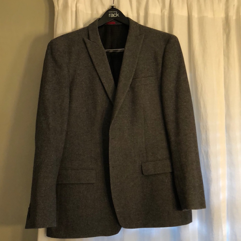 Grey wool blazer from Nordstrom Rack John Varvatos